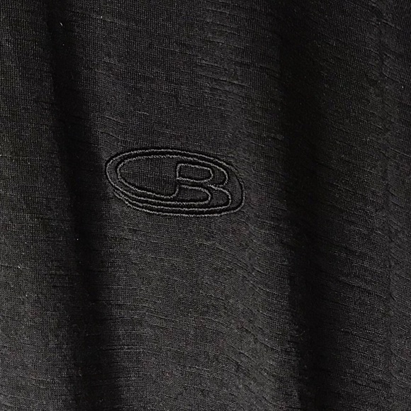 Icebreaker Merino Wool Bodyfit 150 Base Layer 1/4 Zip Black Trim Fit Men's Large - Picture 4 of 13